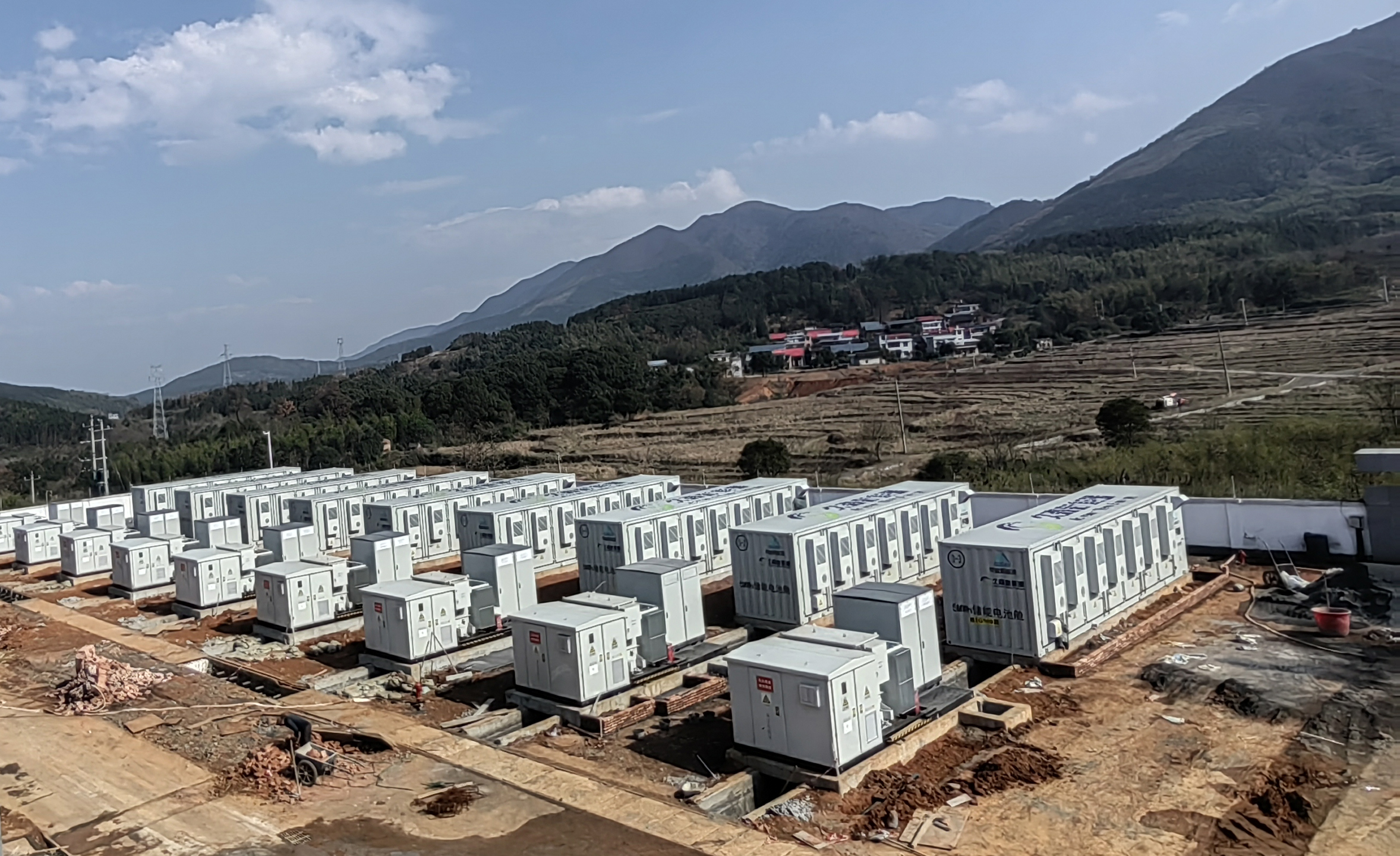 风电+储能！久森新能源22.5MW/45MWh风冷储能电站火热建设正当时